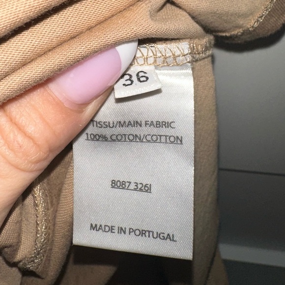 Balmain Beige Logo Printed Gold Button Embellished Sleeveless T-Shirt - 36 - Picture 8 of 9